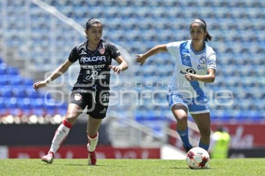 FÚTBOL FEMENIL . PUEBLA VS NECAXA