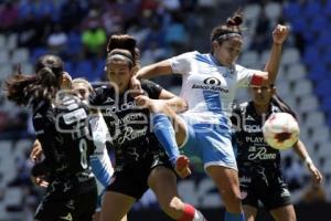 FÚTBOL FEMENIL . PUEBLA VS NECAXA