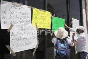 MANIFESTACIÓN . TRABAJADORES IMSS