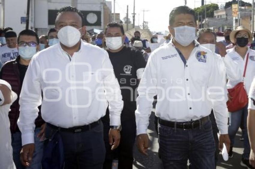 MANIFESTACIÓN . TRABAJADORES IMSS