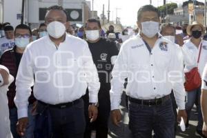 MANIFESTACIÓN . TRABAJADORES IMSS