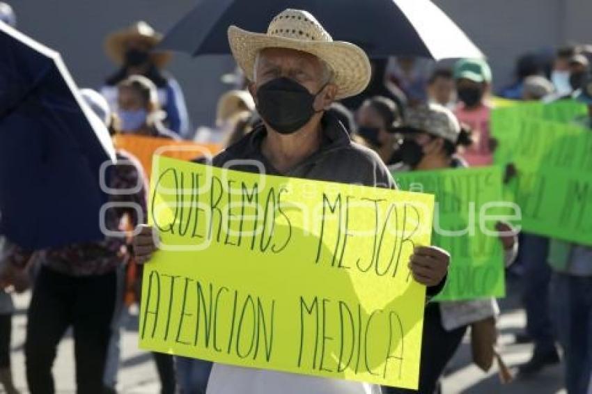 MANIFESTACIÓN . TRABAJADORES IMSS