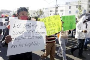 MANIFESTACIÓN . TRABAJADORES IMSS