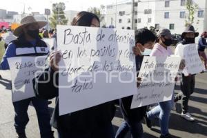 MANIFESTACIÓN . TRABAJADORES IMSS