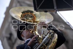 TLAXCALA . CONCIERTO BANDA MILITAR