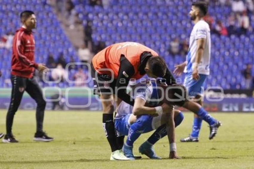 FÚTBOL . CLUB PUEBLA VS NECAXA