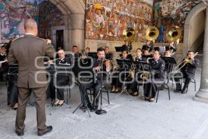 TLAXCALA . CONCIERTO BANDA MILITAR