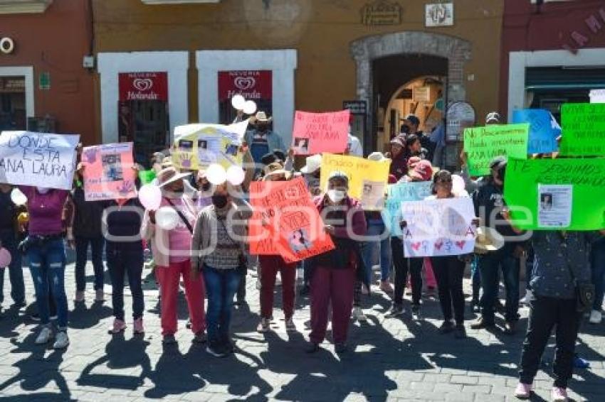 TLAXCALA . MANIFESTACIÓN DESAPARECIDA