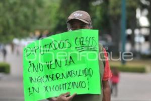 TLAXCALA . PROTESTA XICOHTZINCO