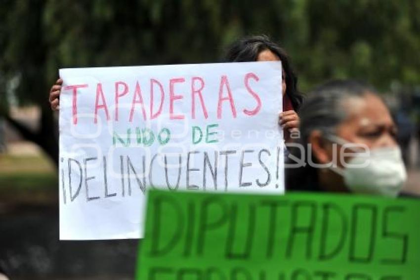 TLAXCALA . PROTESTA XICOHTZINCO