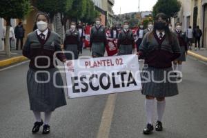 TLAXCALA . DESFILE INTERBACHILLERES