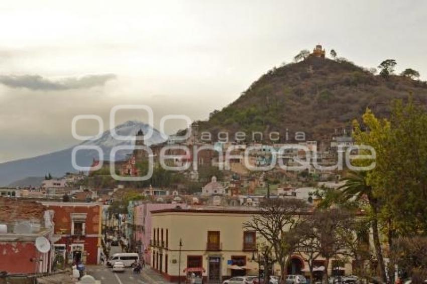 ATLIXCO . VOLCÁN POPOCATÉPETL