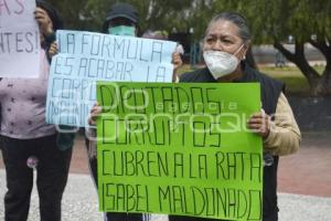 TLAXCALA . PROTESTA XICOHTZINCO