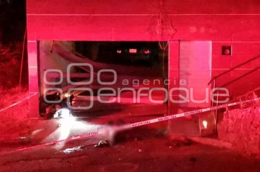 TLAXCALA . ACCIDENTE MOTOCICLISTA
