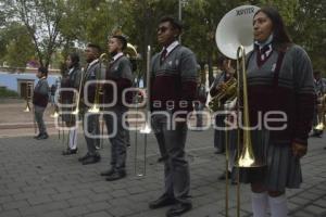 TLAXCALA . DESFILE INTERBACHILLERES