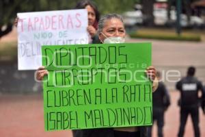 TLAXCALA . PROTESTA XICOHTZINCO