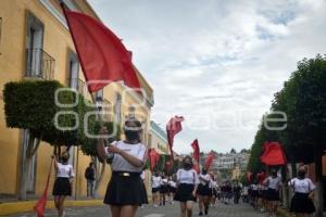 TLAXCALA . DESFILE INTERBACHILLERES