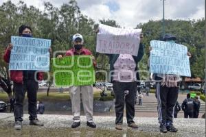 TLAXCALA . PROTESTA XICOHTZINCO