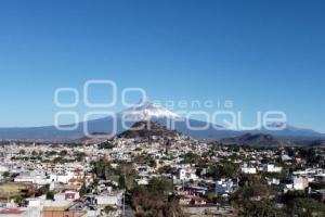 ATLIXCO . VOLCÁN POPOCATÉPETL