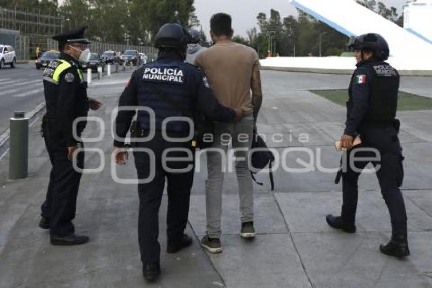 SEGURIDAD . DETENCIÓN SOSPECHOSO