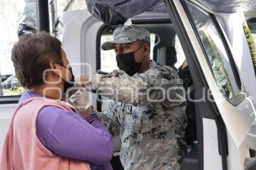 VACUNACIÓN COVID-19 . GUARDIA NACIONAL