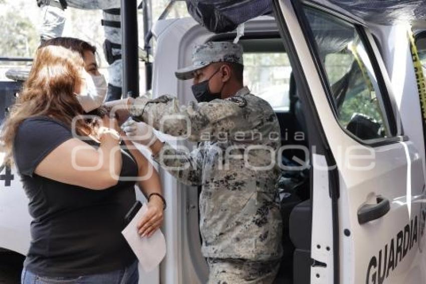 VACUNACIÓN COVID-19 . GUARDIA NACIONAL