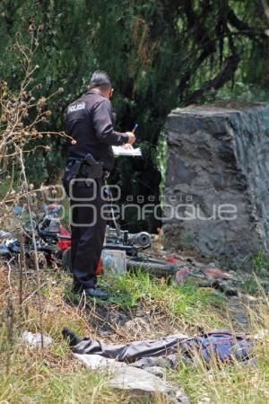 ACCIDENTE MOTOCICLISTAS . AUTOPISTA