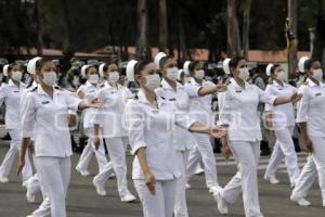 XXV ZONA MILITAR . ENSAYO DESFILE