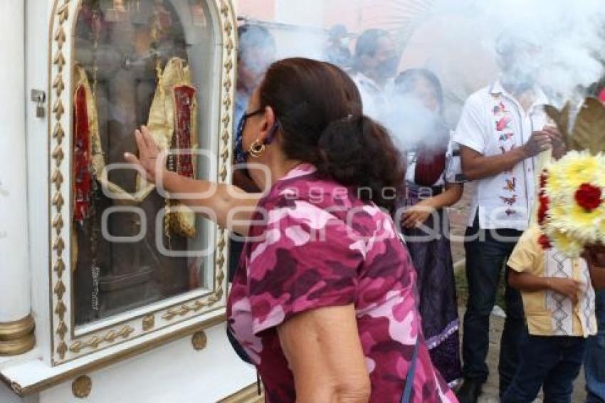 HUAQUECHULA . CELEBRACIÓN SANTA CRUZ