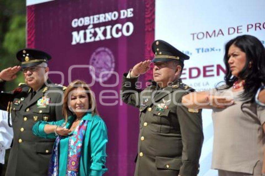 TLAXCALA . PROTESTA SMN