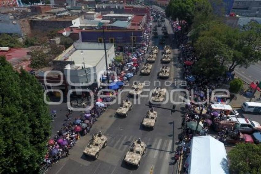 DESFILE 5 DE MAYO . DRON