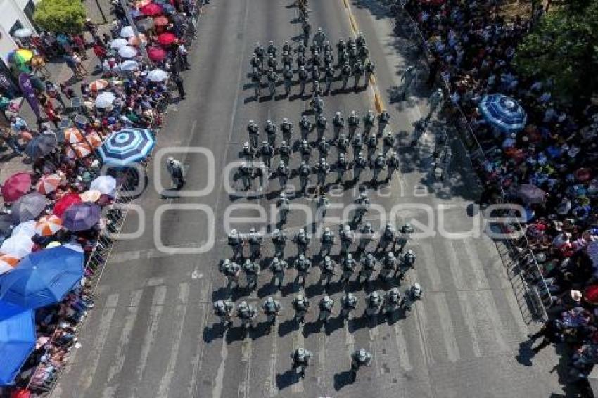 DESFILE 5 DE MAYO . DRON