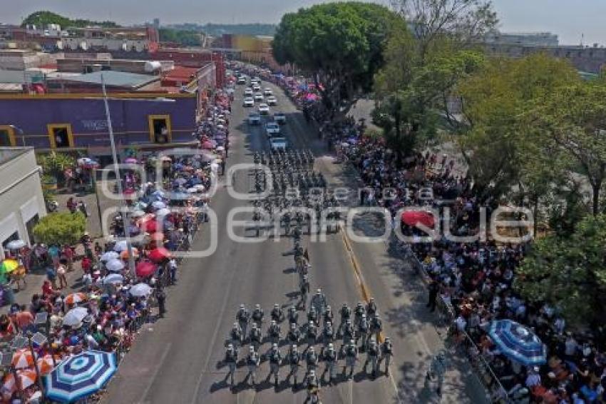 DESFILE 5 DE MAYO . DRON