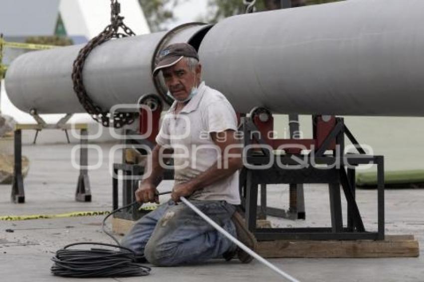 INSTALACIÓN BANDERA MONUMENTAL