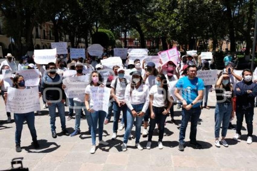 TLAXCALA . MANIFESTACIÓN FUTUMEX