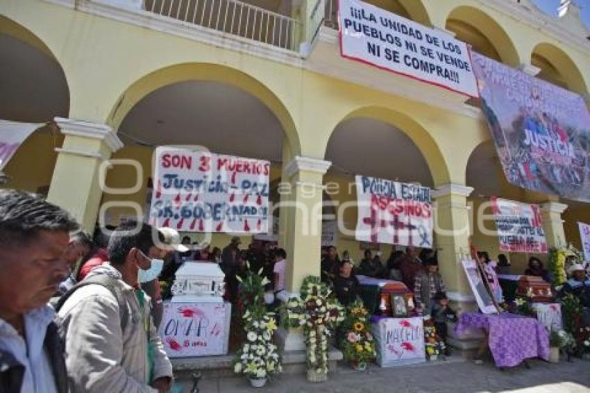 COYOMEAPAN . FUNERAL POBLADORES