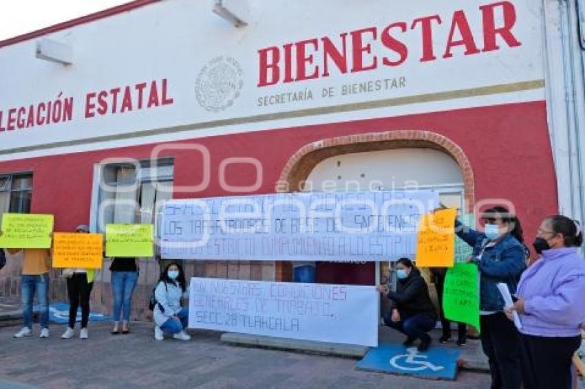 TLAXCALA . MANIFESTACIÓN BIENESTAR