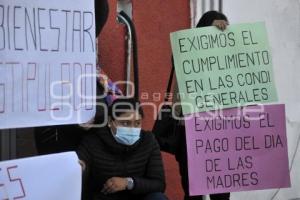 TLAXCALA . MANIFESTACIÓN BIENESTAR