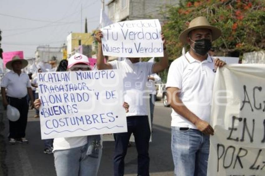 ACATLÁN . MARCHA POR LA PAZ