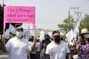 ACATLÁN . MARCHA POR LA PAZ