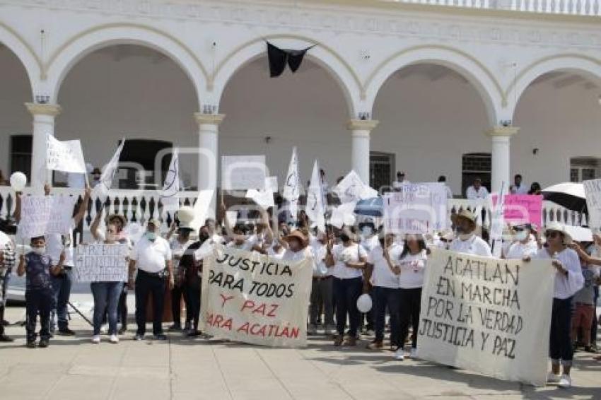 ACATLÁN . MARCHA POR LA PAZ