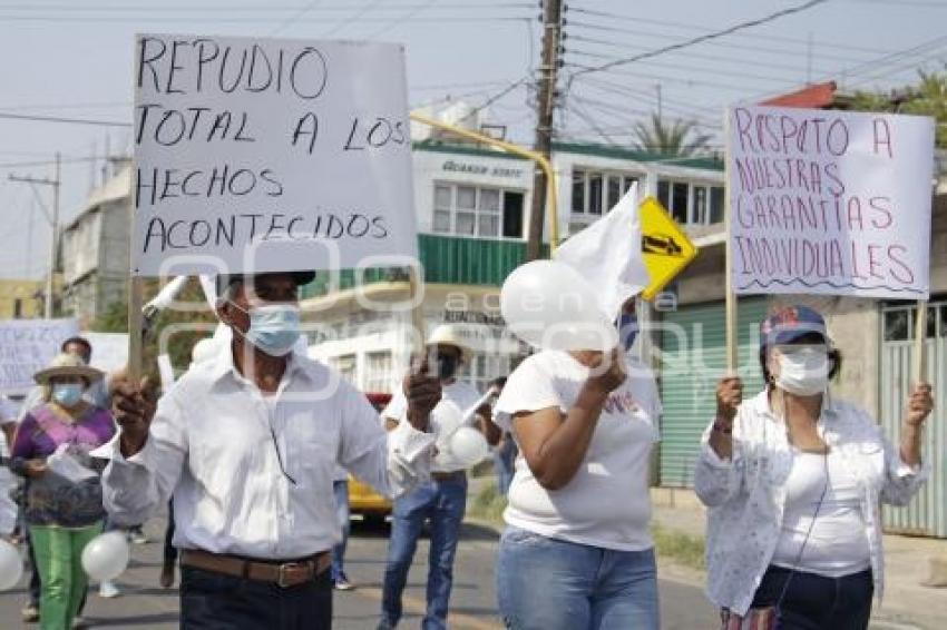 ACATLÁN . MARCHA POR LA PAZ