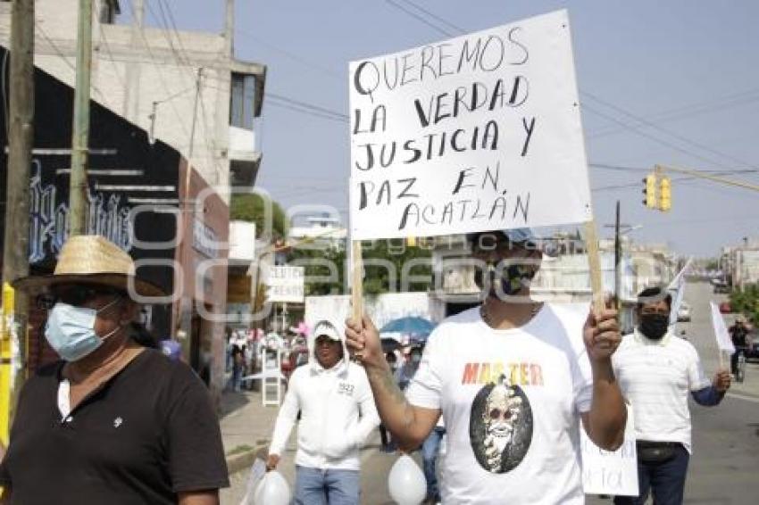 ACATLÁN . MARCHA POR LA PAZ