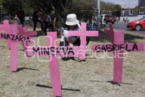 PROTESTA . FEMINICIDIOS