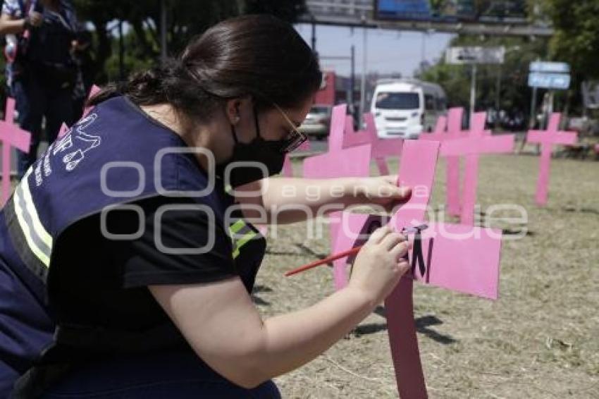 PROTESTA . FEMINICIDIOS