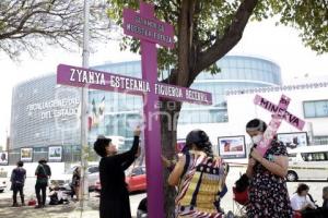 PROTESTA . FEMINICIDIOS