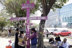 PROTESTA . FEMINICIDIOS