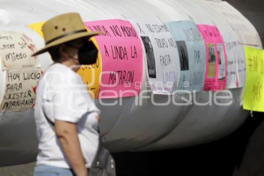 PROTESTA . MUJERES DESAPARECIDAS