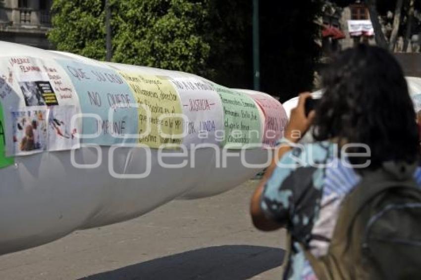 PROTESTA . MUJERES DESAPARECIDAS