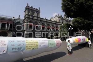 PROTESTA . MUJERES DESAPARECIDAS